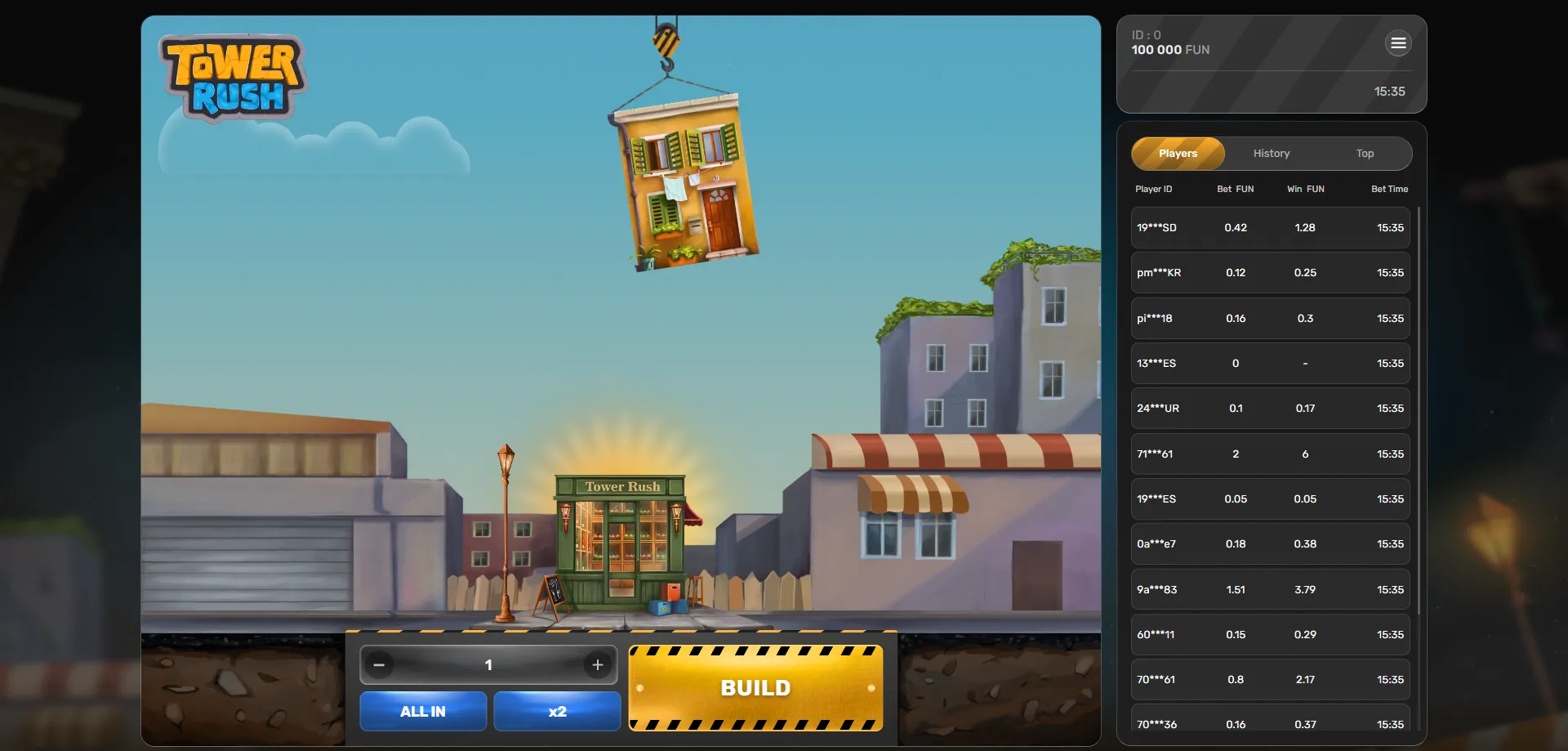 تجربة tower rush demo مجاناً بدون تسجيل أو تنزيل